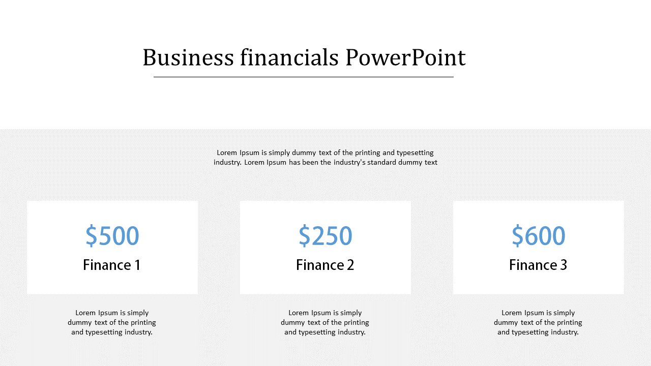 We have the Best Collection of Finance PowerPoint Slides